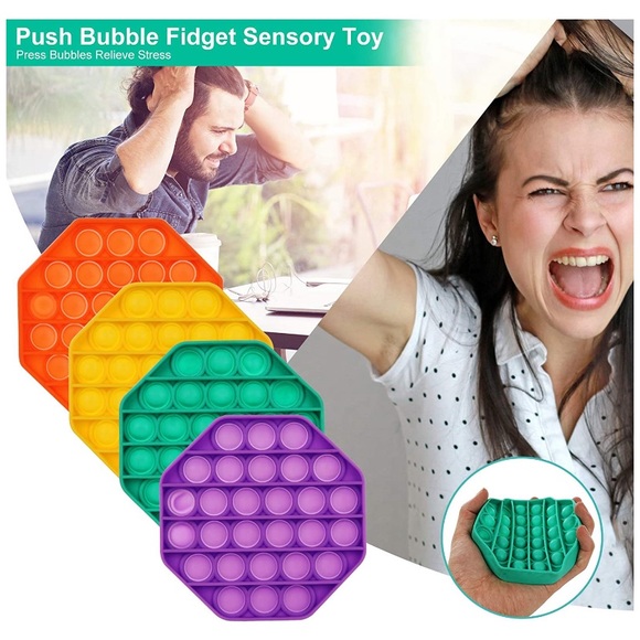 💚 Pop It Hexagon Fidget/Stress Toy - Picture 2 of 5
